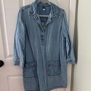 Old Navy Light Blue Denim Dress